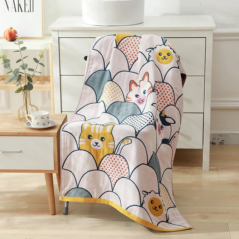 Toalha Jacquard de Algodão com Camadas Extras para Conforto Ama Mamma - Ama Mamma