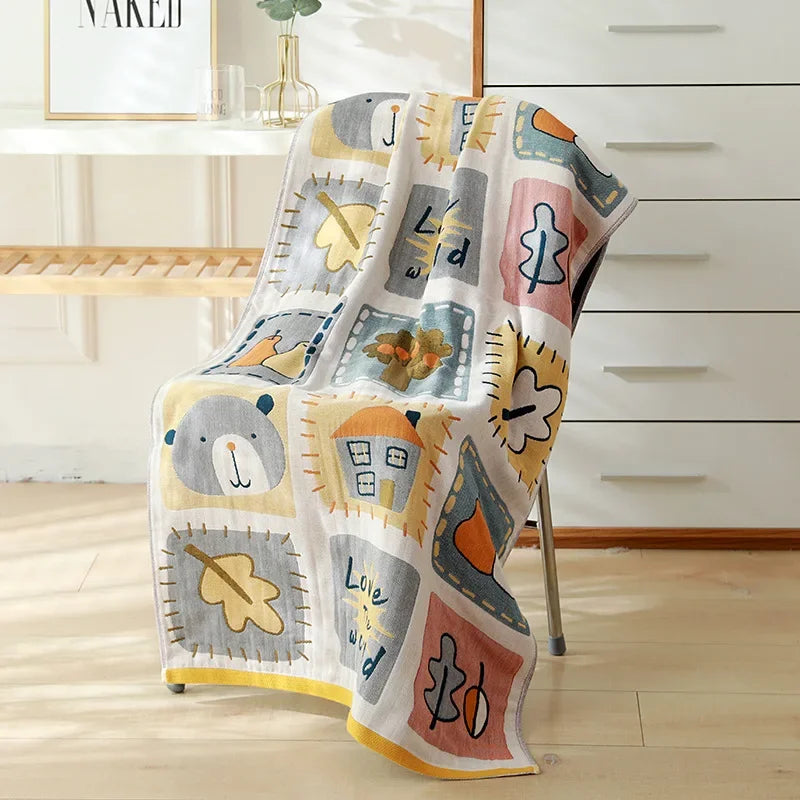 Toalha Jacquard de Algodão com Camadas Extras para Conforto Ama Mamma - Ama Mamma