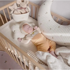 Travesseiro Bordado de Berço com Tema Urso & Lua Ama Mamma - Ama Mamma