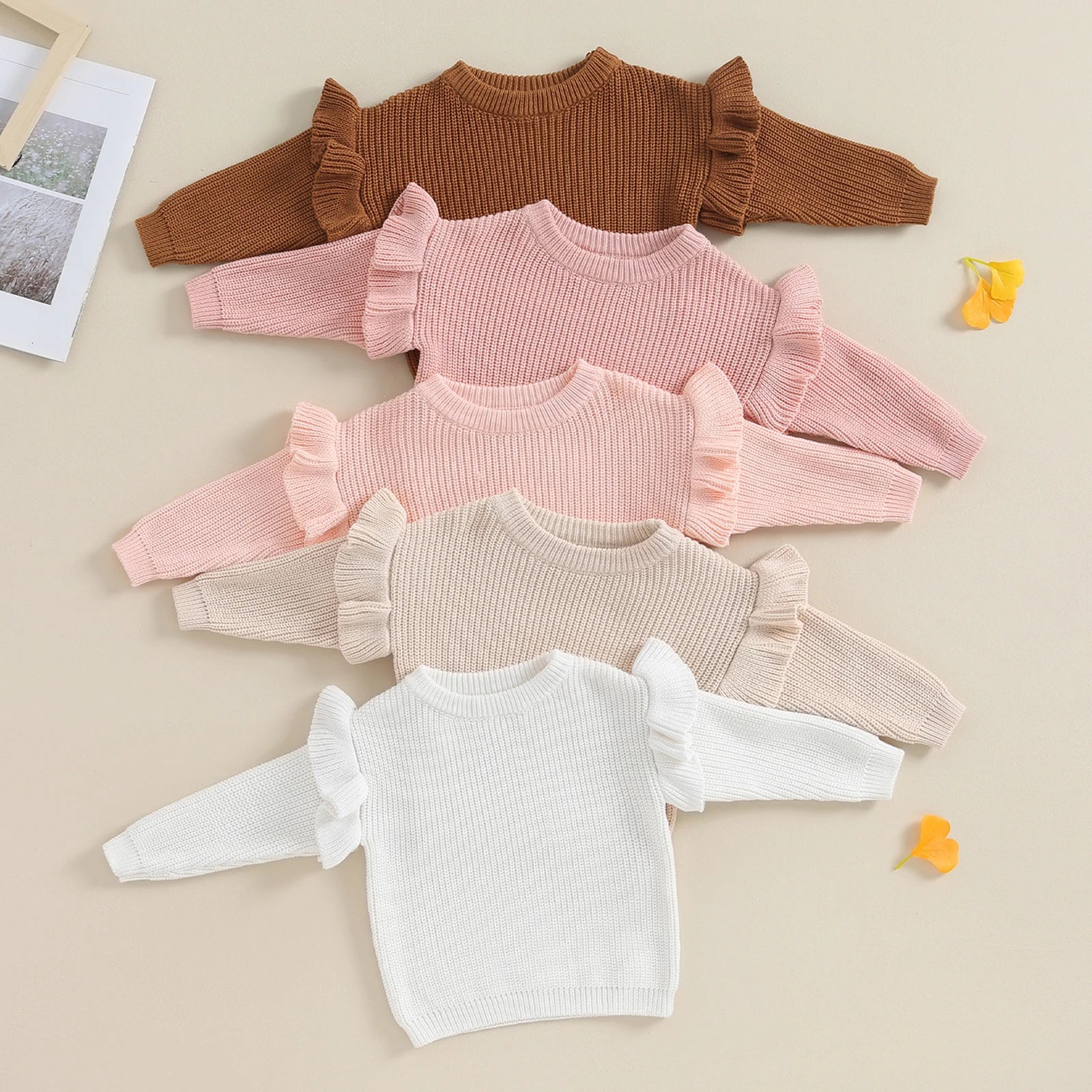 Tricô Feminino Infantil Babado - Ama Mamma