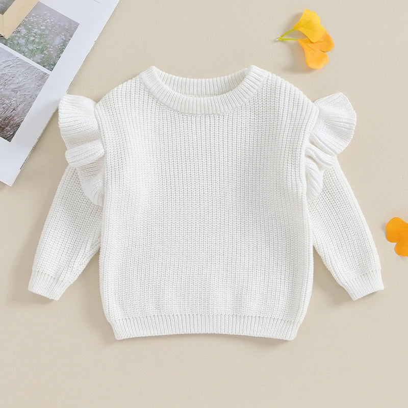 Tricô Feminino Infantil Babado - Ama Mamma