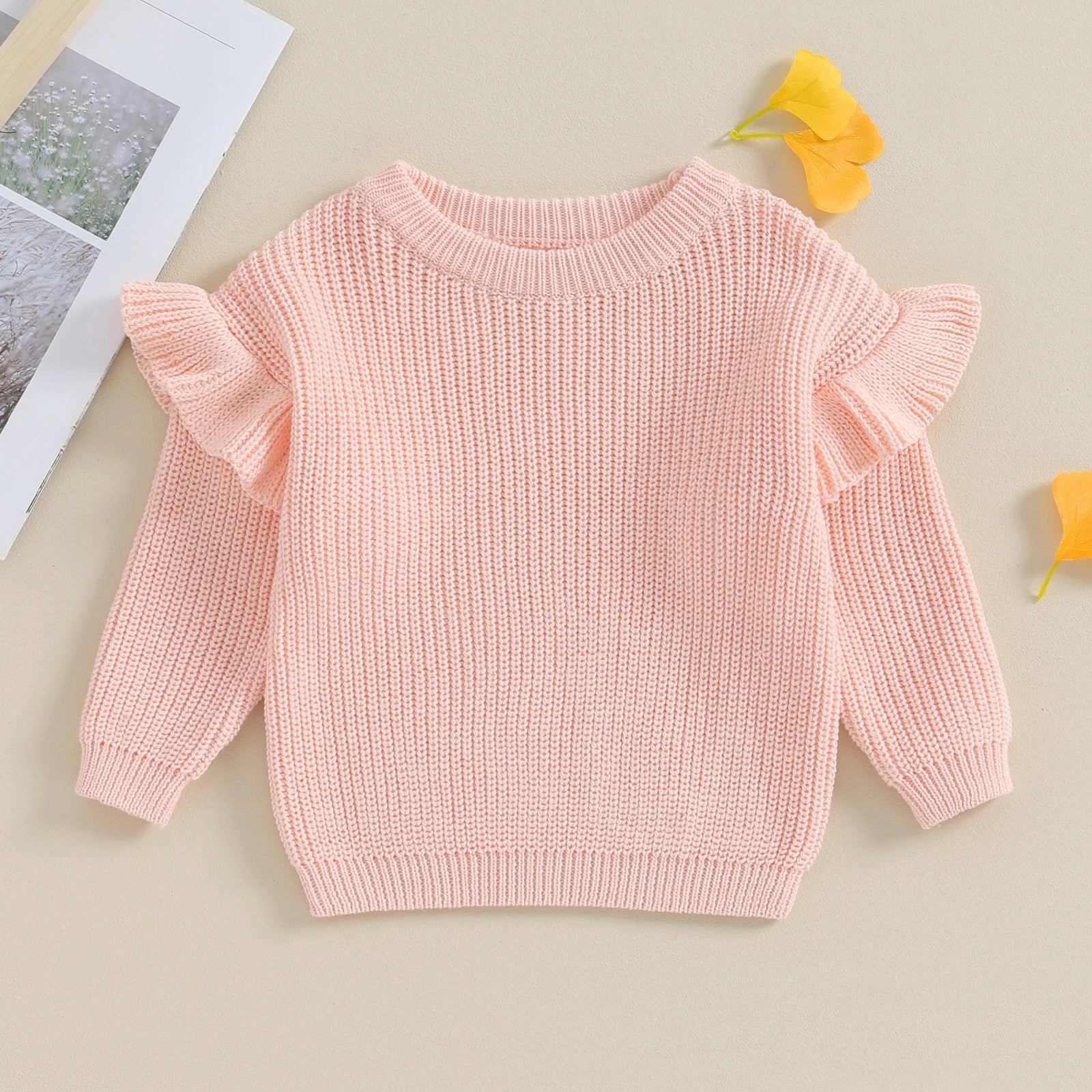 Tricô Feminino Infantil Babado - Ama Mamma