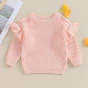 Tricô Feminino Infantil Babado - Ama Mamma