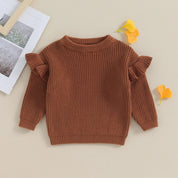 Tricô Feminino Infantil Babado - Ama Mamma