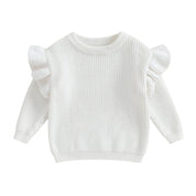 Tricô Feminino Infantil Babado - Ama Mamma
