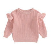 Tricô Feminino Infantil Babado - Ama Mamma