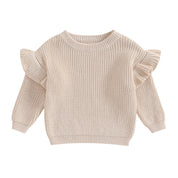 Tricô Feminino Infantil Babado - Ama Mamma
