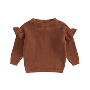 Tricô Feminino Infantil Babado - Ama Mamma