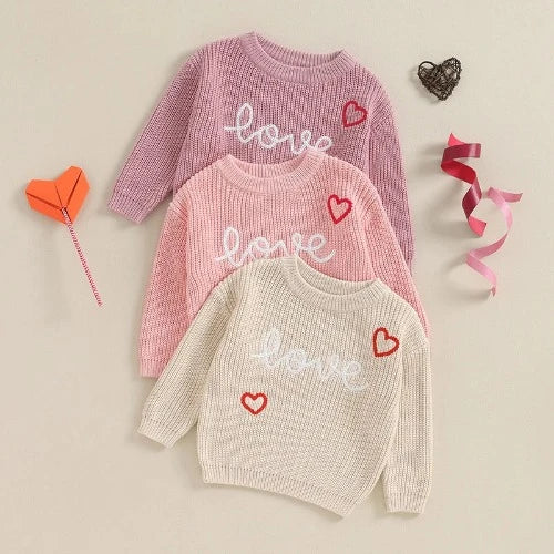 Tricô Feminino Infantil Love - Ama Mamma