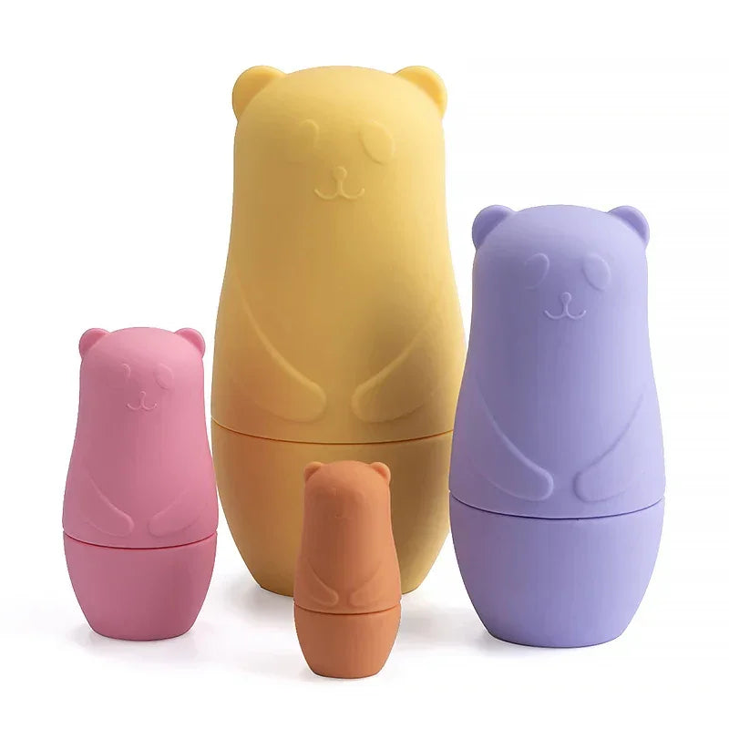 Ursinha Matrioska de Silicone Segura e Divertida Ama Mamma - Ama Mamma