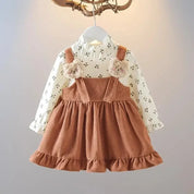 Vestido Delicado de Veludo com Alças para Meninas Ama Mamma - Ama Mamma