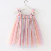 Vestido Encantado de Unicórnio com Tule Brilhante Ama Mamma - Ama Mamma