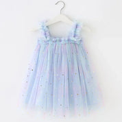 Vestido Encantado de Unicórnio com Tule Brilhante Ama Mamma - Ama Mamma