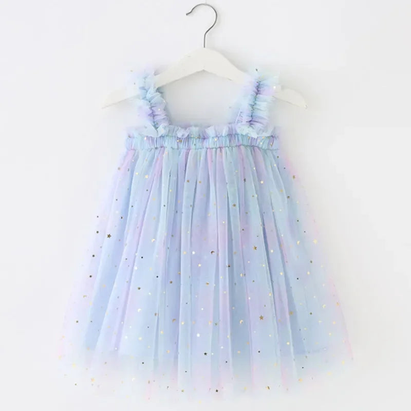 Vestido Encantado de Unicórnio com Tule Brilhante Ama Mamma - Ama Mamma