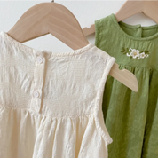Vestido Infantil em Algodão com Bordado Ama Mamma - Ama Mamma