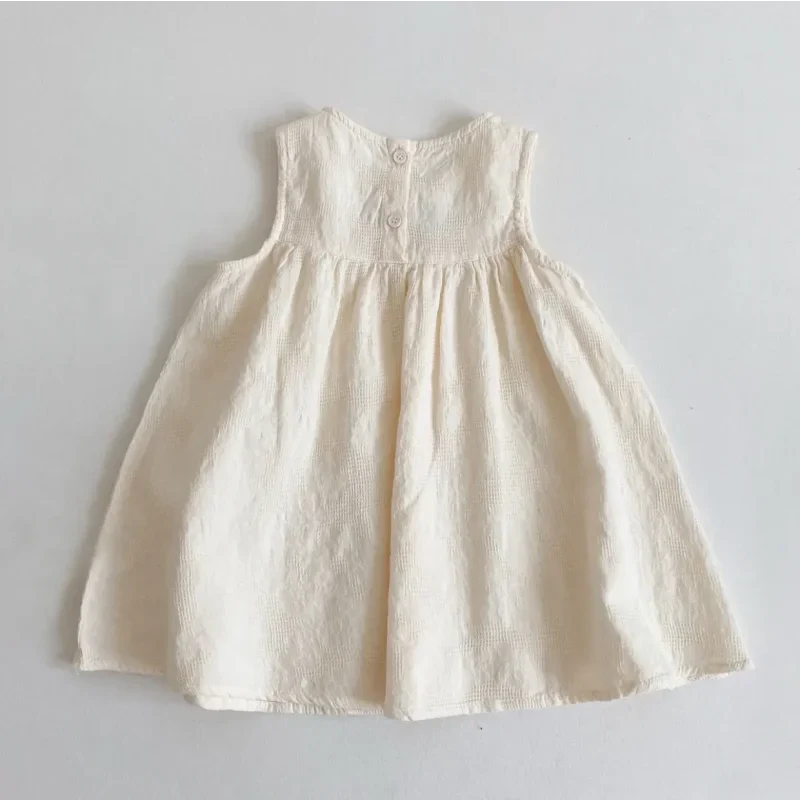 Vestido Infantil em Algodão com Bordado Ama Mamma - Ama Mamma