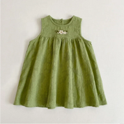 Vestido Infantil em Algodão com Bordado Ama Mamma - Ama Mamma