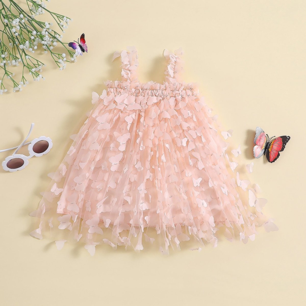 Vestido Infantil Borboletinhas - Ama Mamma