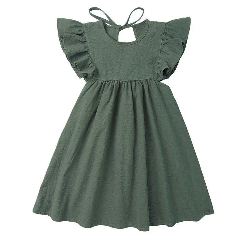 Vestido Infantil Elegante com Babados Ama Mamma - Ama Mamma