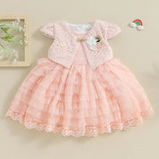 Vestido Infantil Feminino Doce Tule | 0-24 Meses - Ama Mamma