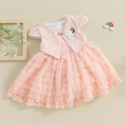 Vestido Infantil Feminino Doce Tule | 0-24 Meses - Ama Mamma