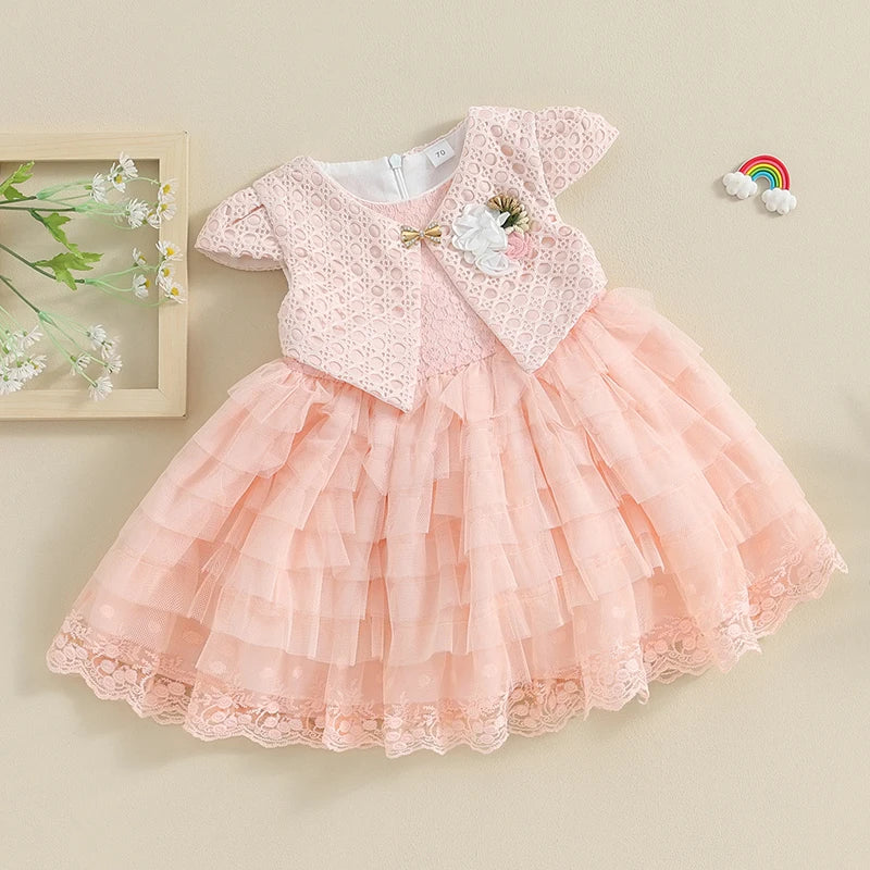 Vestido Infantil Feminino Doce Tule | 0-24 Meses - Ama Mamma
