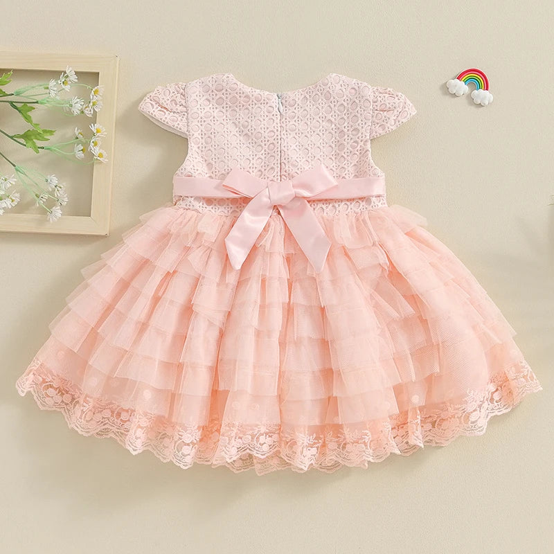 Vestido Infantil Feminino Doce Tule | 0-24 Meses - Ama Mamma