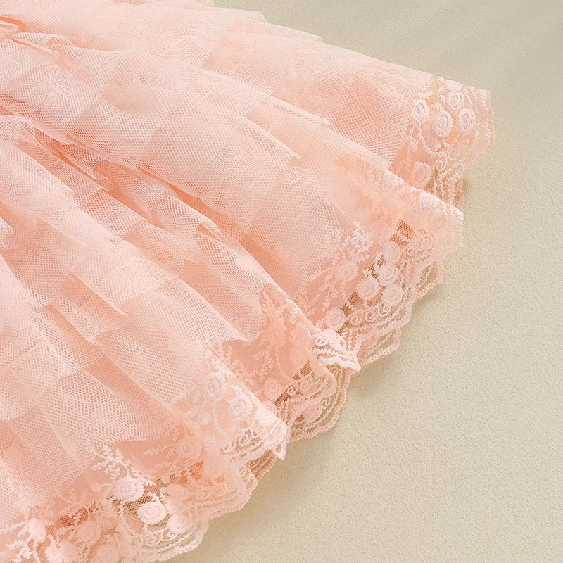Vestido Infantil Feminino Doce Tule | 0-24 Meses - Ama Mamma
