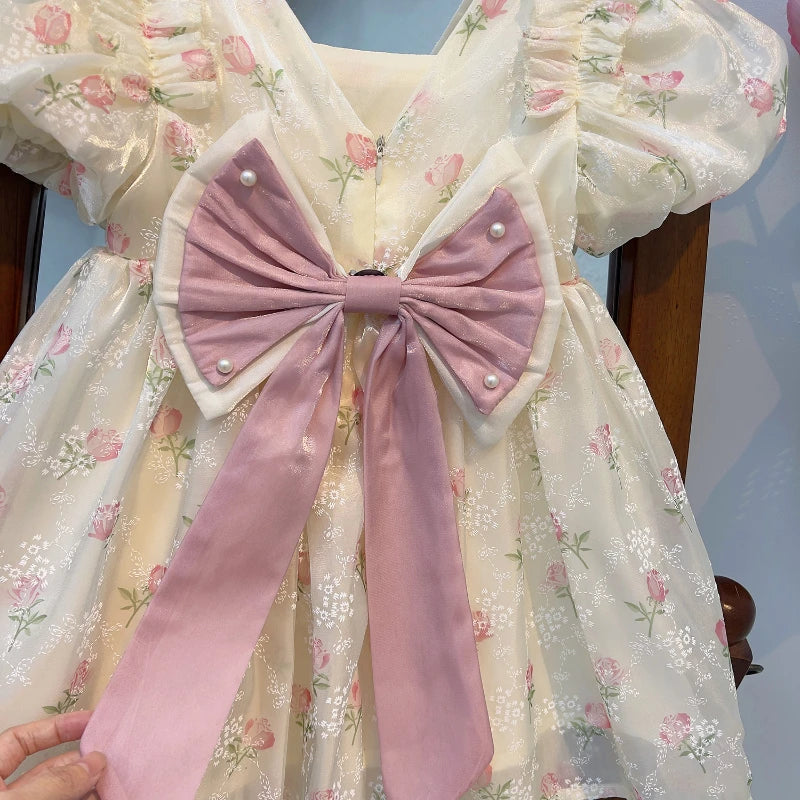 Vestido Infantil Feminino Giulia | 2-7 Anos - Ama Mamma