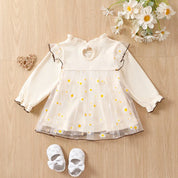 Vestido Infantil Feminino Margarida Laço | 9 Meses - 6 Anos - Ama Mamma