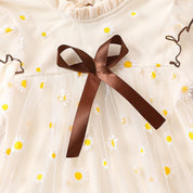 Vestido Infantil Feminino Margarida Laço | 9 Meses - 6 Anos - Ama Mamma