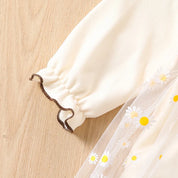 Vestido Infantil Feminino Margarida Laço | 9 Meses - 6 Anos - Ama Mamma