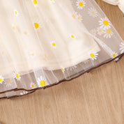 Vestido Infantil Feminino Margarida Laço | 9 Meses - 6 Anos - Ama Mamma