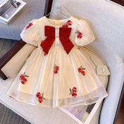 Vestido Infantil Feminino Perola | 2-8 Anos - Ama Mamma