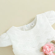 Vestido Infantil Feminino Rosas | 0-24 Meses - Ama Mamma