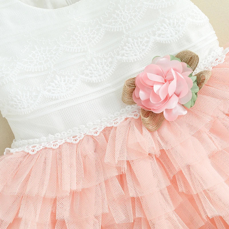 Vestido Infantil Feminino Rosas | 0-24 Meses - Ama Mamma