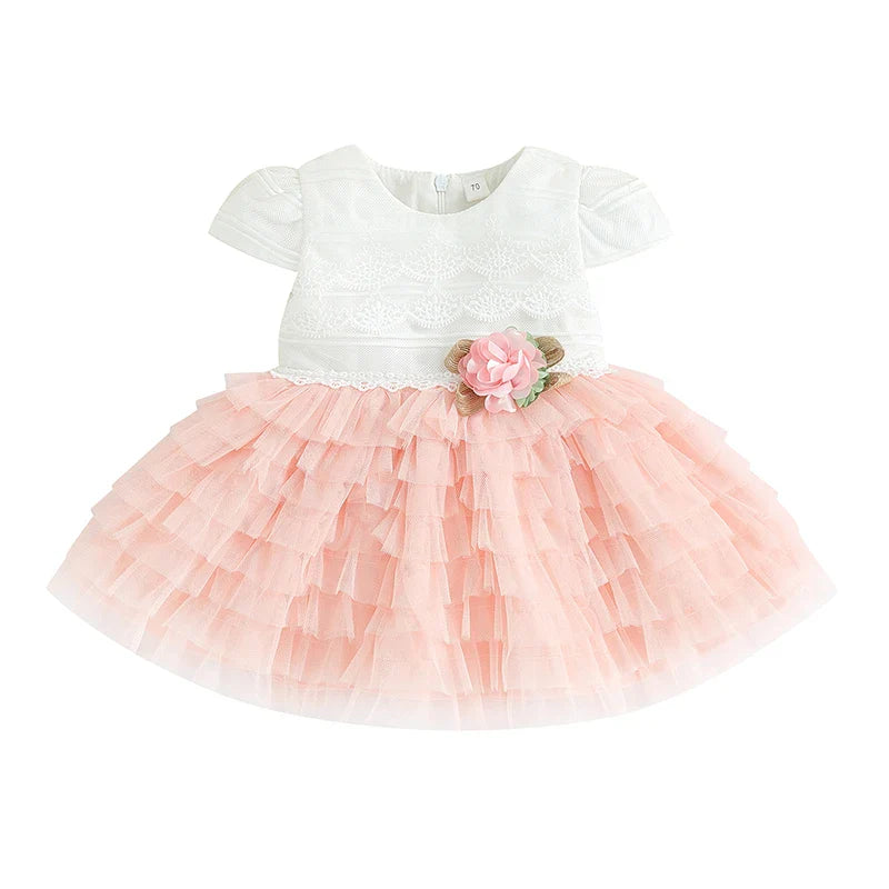 Vestido Infantil Feminino Rosas | 0-24 Meses - Ama Mamma