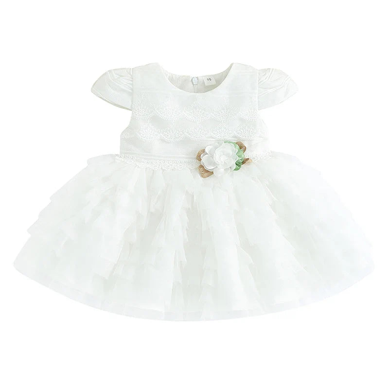 Vestido Infantil Feminino Rosas | 0-24 Meses - Ama Mamma