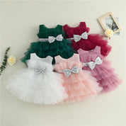 Vestido Infantil Feminino Tule Camadas | 1 - 5 Anos - Ama Mamma