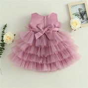 Vestido Infantil Feminino Tule Camadas | 1 - 5 Anos - Ama Mamma
