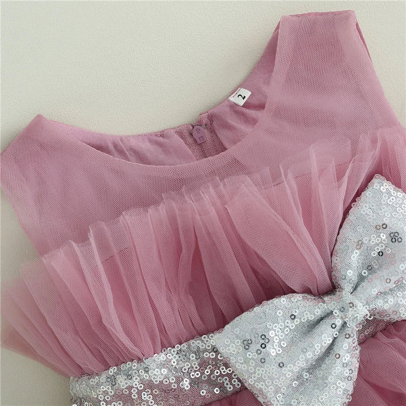 Vestido Infantil Feminino Tule Camadas | 1 - 5 Anos - Ama Mamma