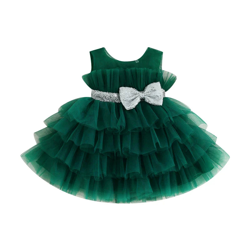 Vestido Infantil Feminino Tule Camadas | 1 - 5 Anos - Ama Mamma