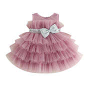 Vestido Infantil Feminino Tule Camadas | 1 - 5 Anos - Ama Mamma