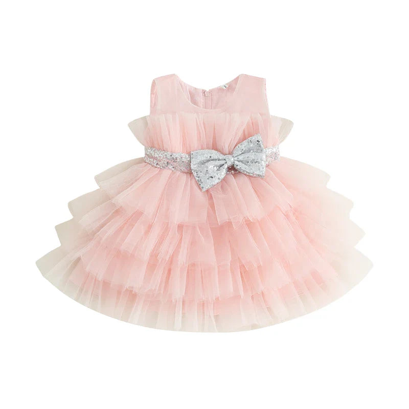 Vestido Infantil Feminino Tule Camadas | 1 - 5 Anos - Ama Mamma