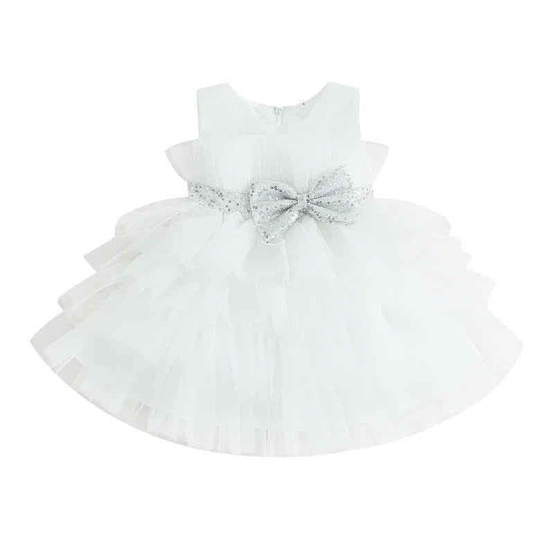 Vestido Infantil Feminino Tule Camadas | 1 - 5 Anos - Ama Mamma