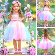 Vestido Infantil Feminino Tule Hanna | 1-13 Anos - Ama Mamma