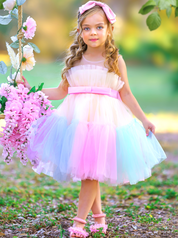 Vestido Infantil Feminino Tule Hanna | 1-13 Anos - Ama Mamma