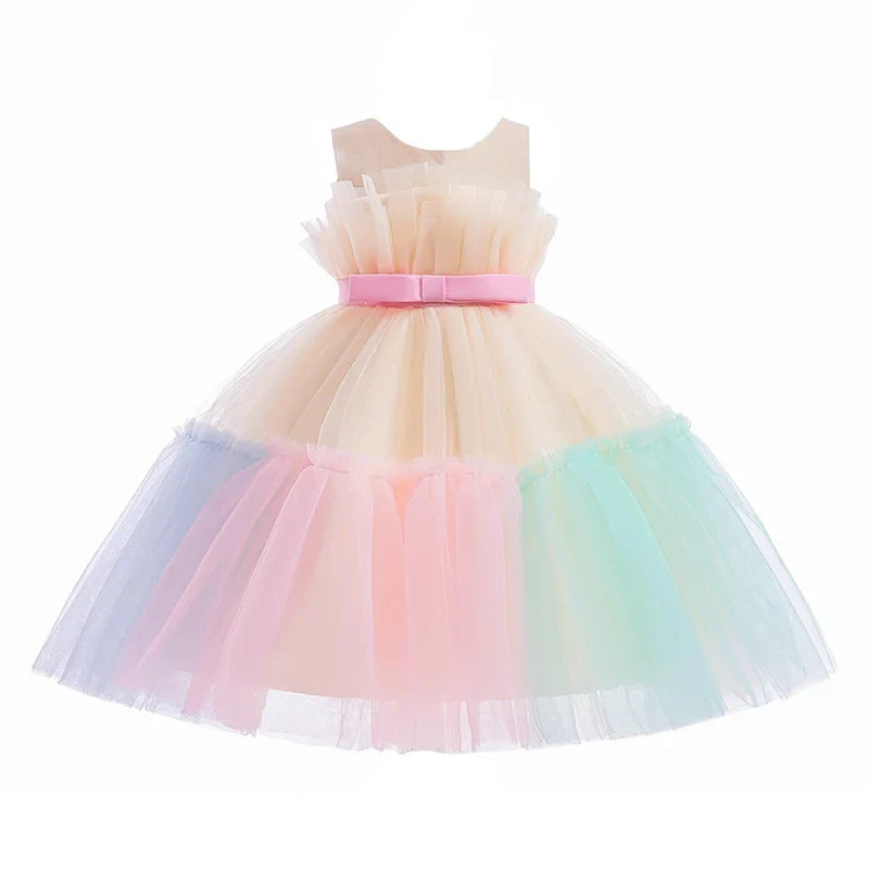 Vestido Infantil Feminino Tule Hanna | 1-13 Anos - Ama Mamma