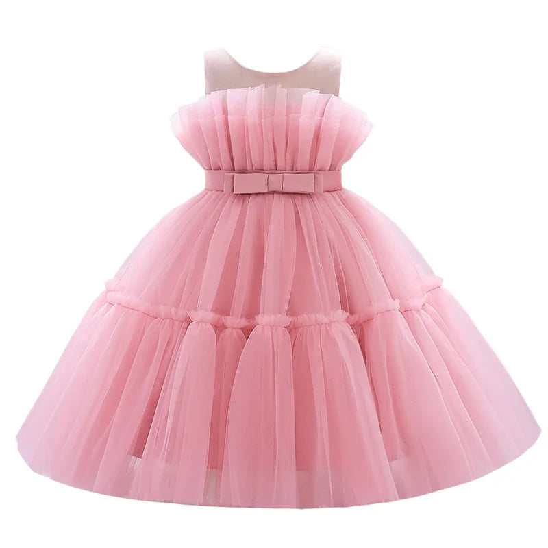 Vestido Infantil Feminino Tule Hanna | 1-13 Anos - Ama Mamma