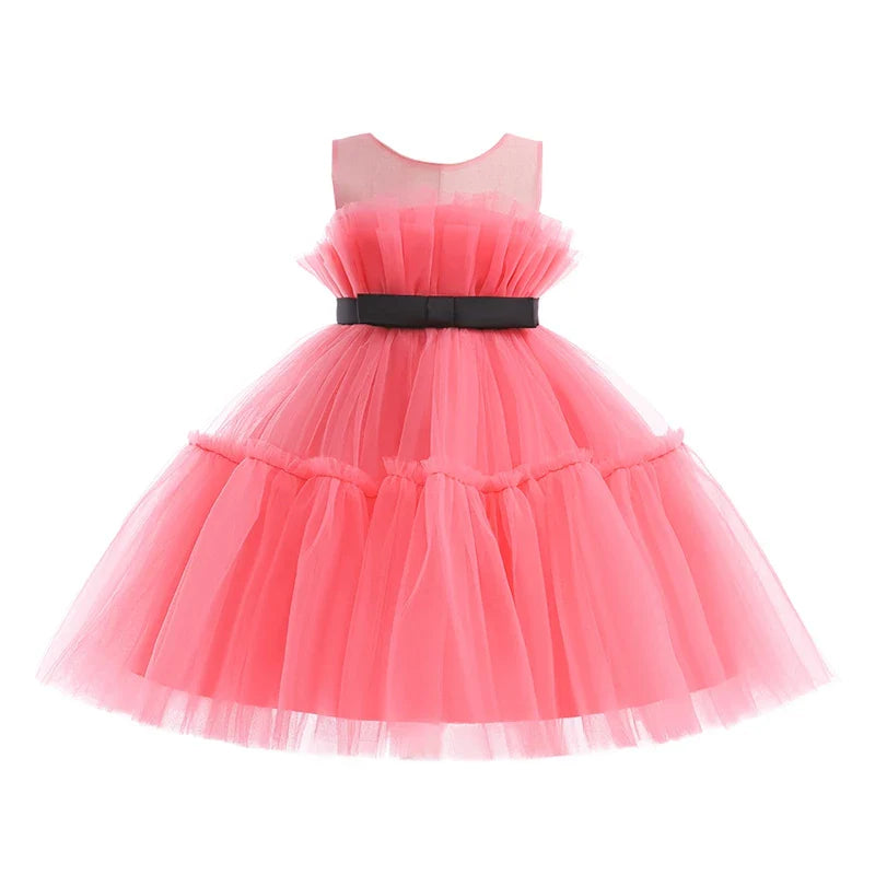 Vestido Infantil Feminino Tule Hanna | 1-13 Anos - Ama Mamma